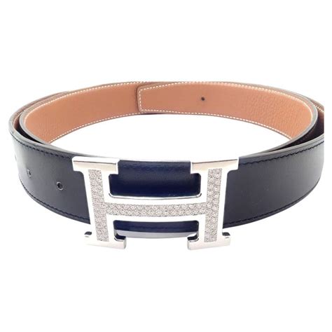 hermes diamond belt